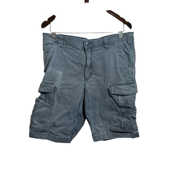 Carhartt Cargo Shorts Men's Size 34 Relaxed Fit Gravel Gray Casual Outdoors - Picture 1 of 6